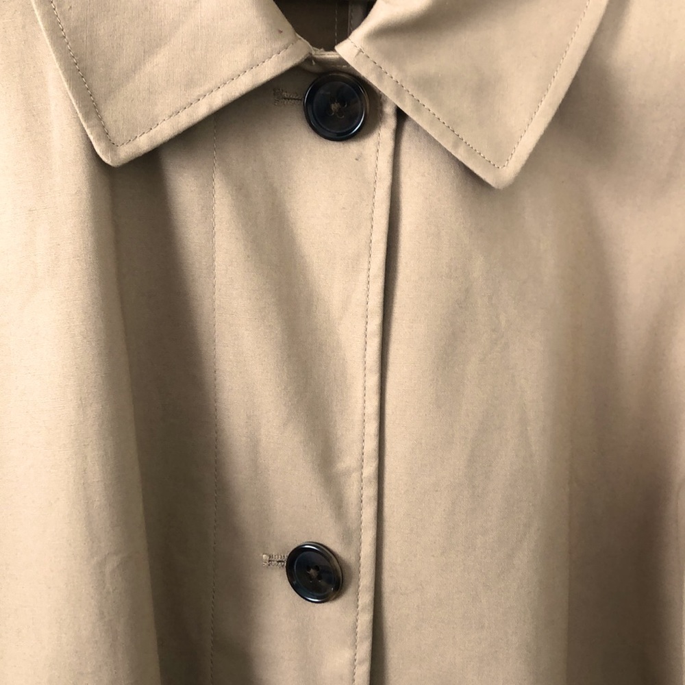 Lands End Trench coat NWOT - Picture 7 of 7